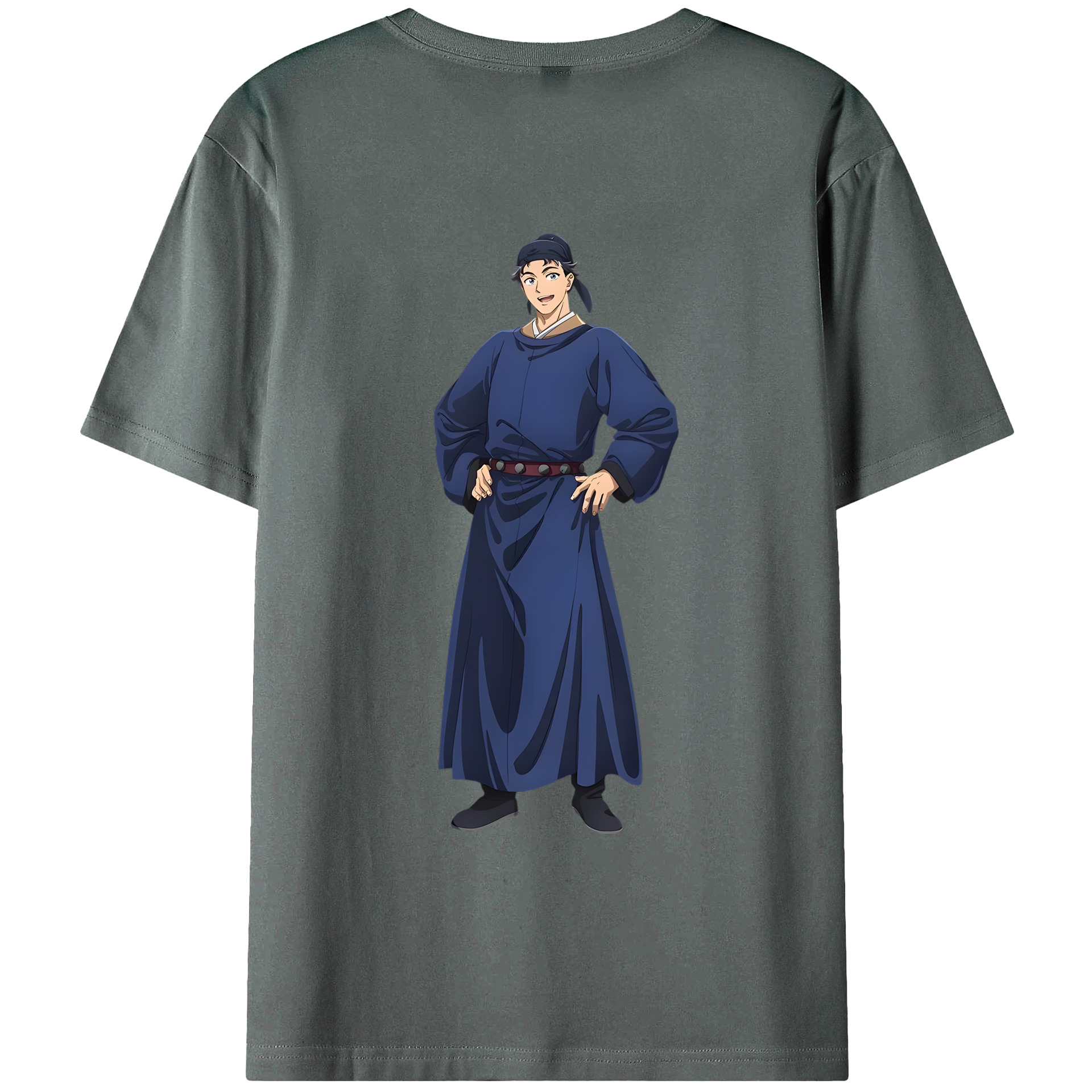 （画像用） 薬屋のひとりごと The Apothecary Diaries 綿100％ メンズ半袖Tシャツ（バックプリント） 通気性